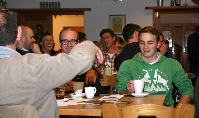 Gäste beim PA-Workshop. Es herrschte eine lockere, gute Atmosphäre.