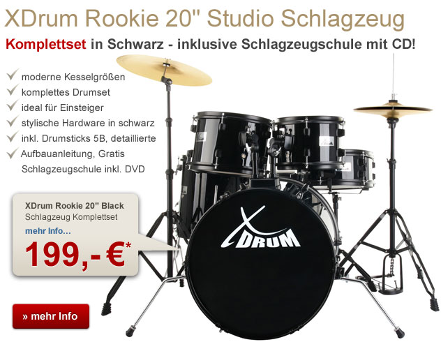 Xdrum Rookie 20 Schlagzeug