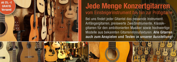 Klassikgitarren bestellen