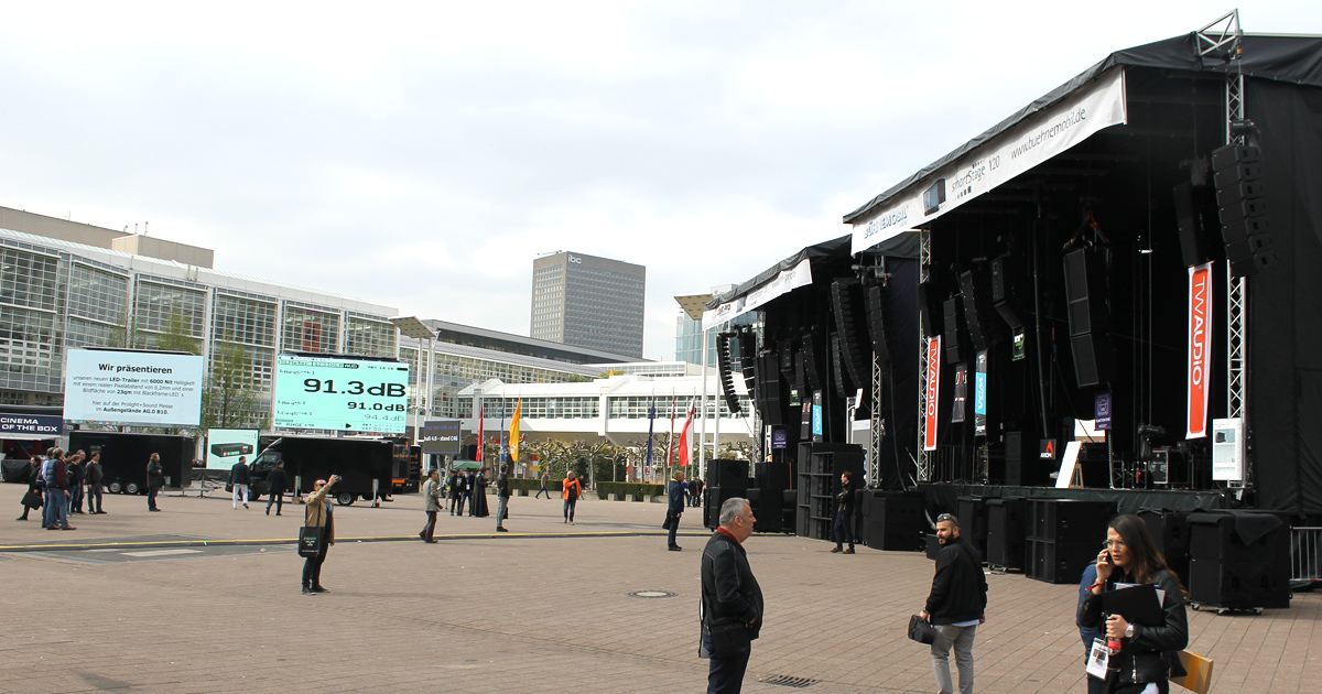 Kirstein auf der Messe Frankfurt - Prolight und Sound Gelände
