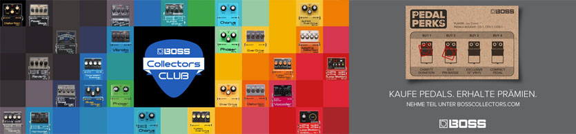 Boss Pedal Perks Kampagne Banner