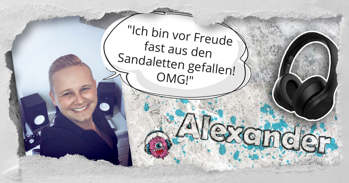 Alexander aus Sachsen-Anhalt hat einen Miiego BOOM Kopfhörer gewonnen.
