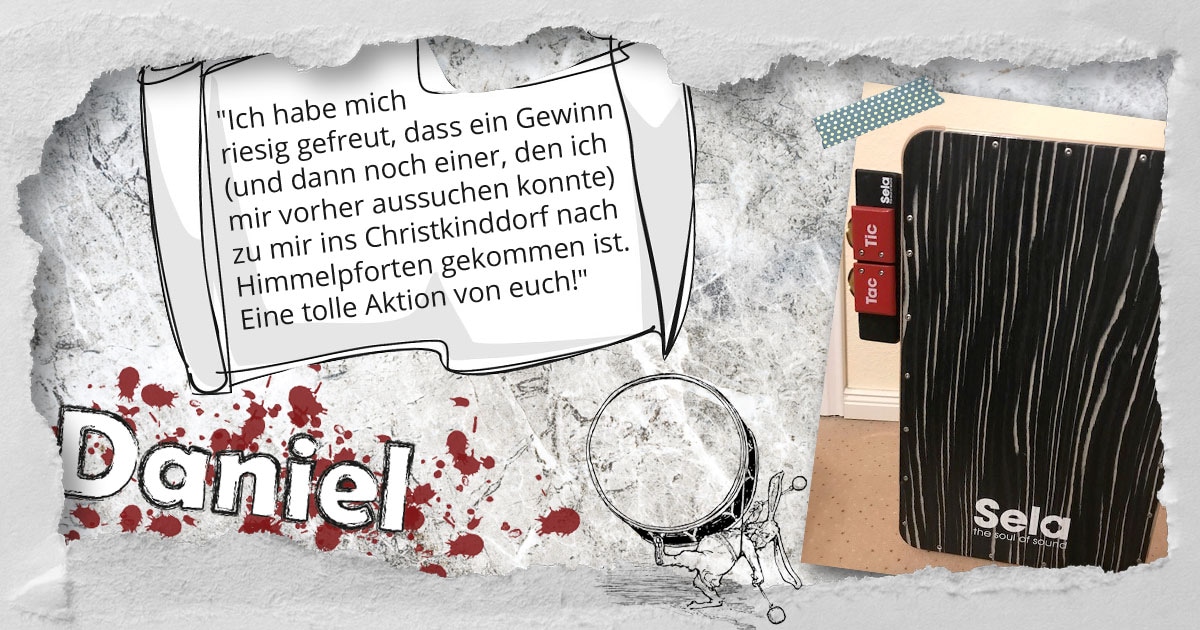 Daniel aus Niedersachsen hat ein Sela Tac Tic gewonnen.