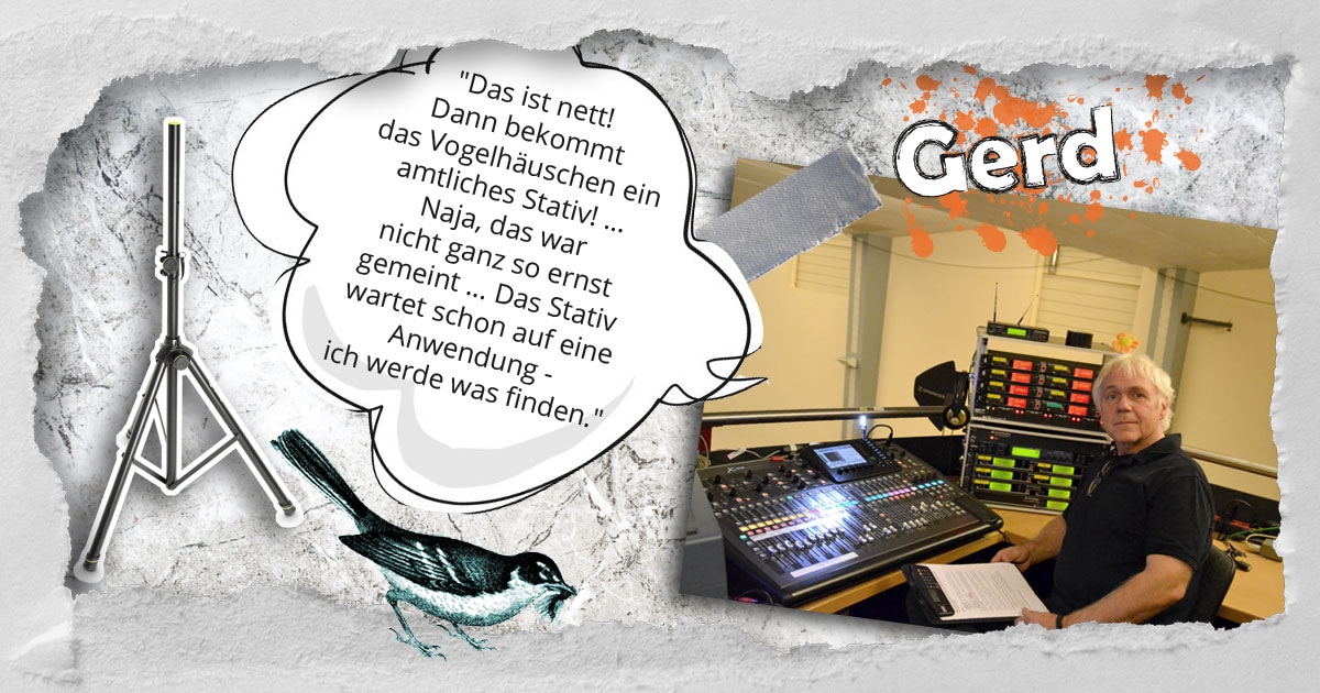 Gerd aus Niedersachsen hat einen Gravity Boxenständer gewonnen.
