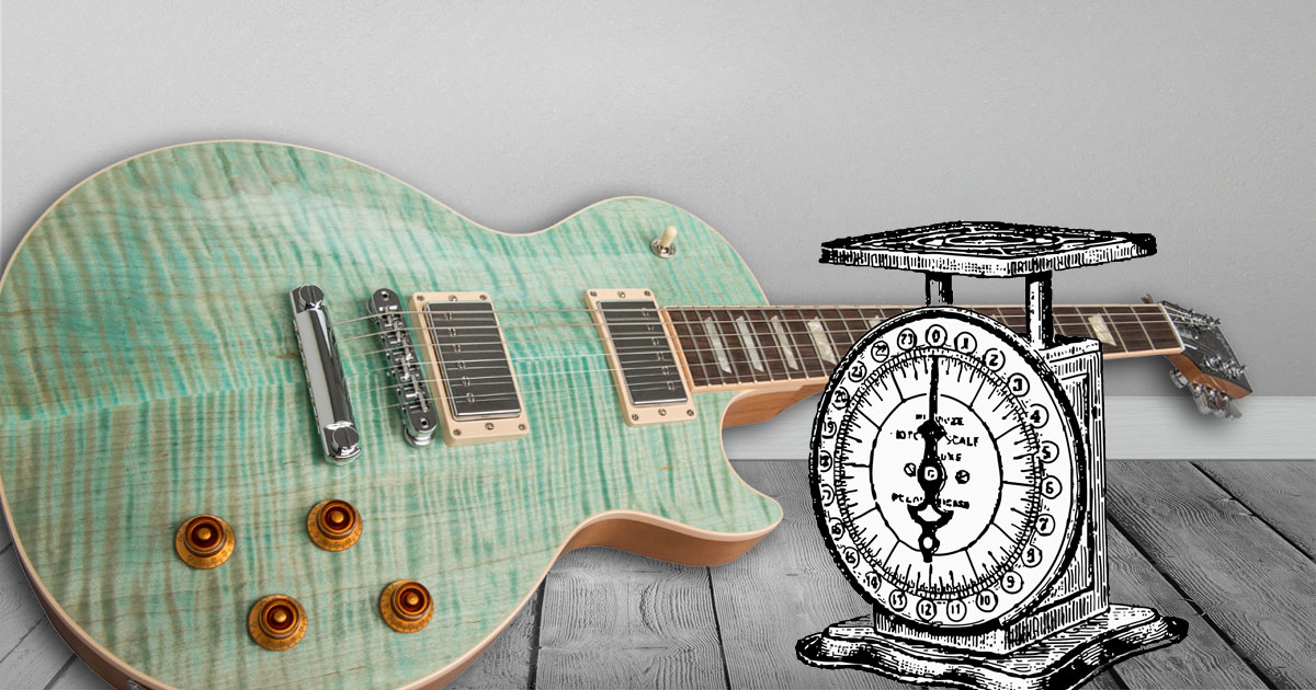 Gewichtsreduzierung bei Gibson-Les-Paul-Gitarren