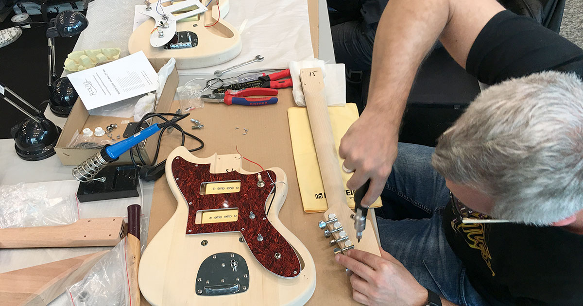 Die Teilnehmer des Workshops hatten viel Spaß und waren mit voller Konzentration bei der Sache.