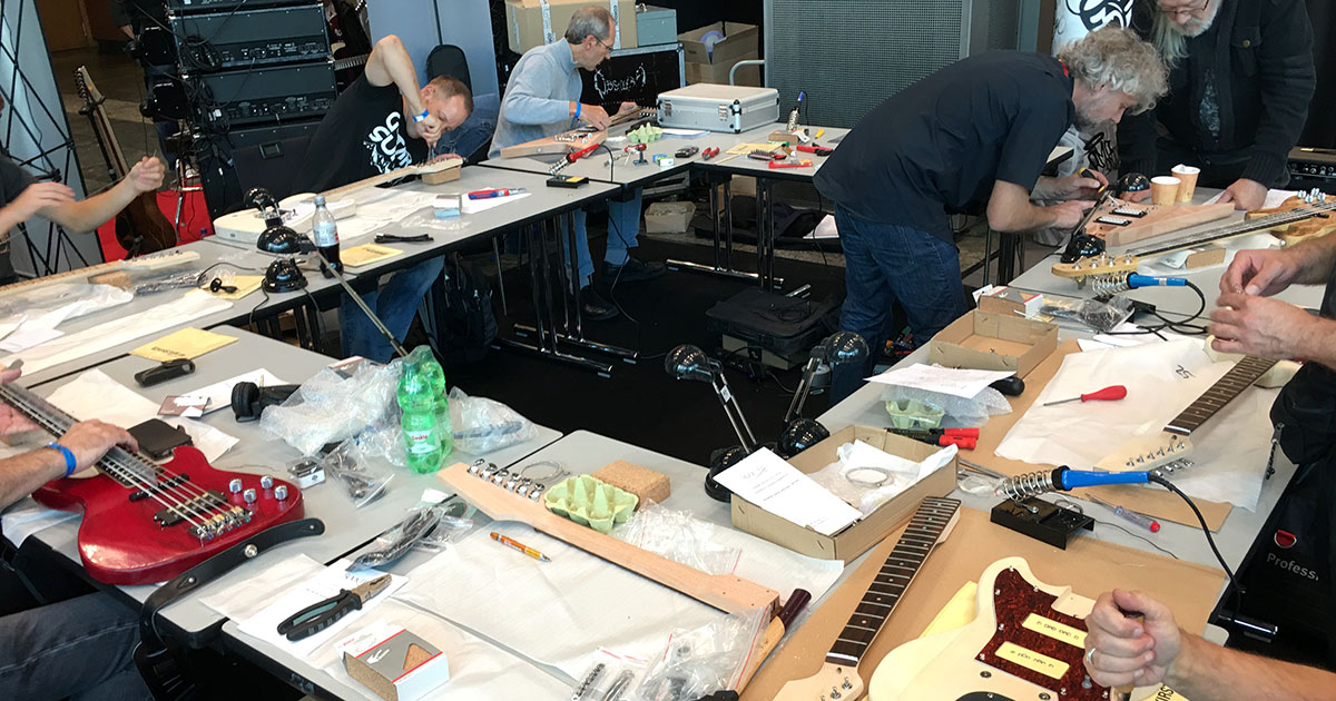 Marcel war stets zur Stelle, wenn ein Workshop-Teilnehmer Hilfe oder Rat benötigte.