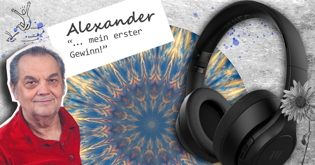 Weihnachtsgewinnspiel-Gewinner Alexander