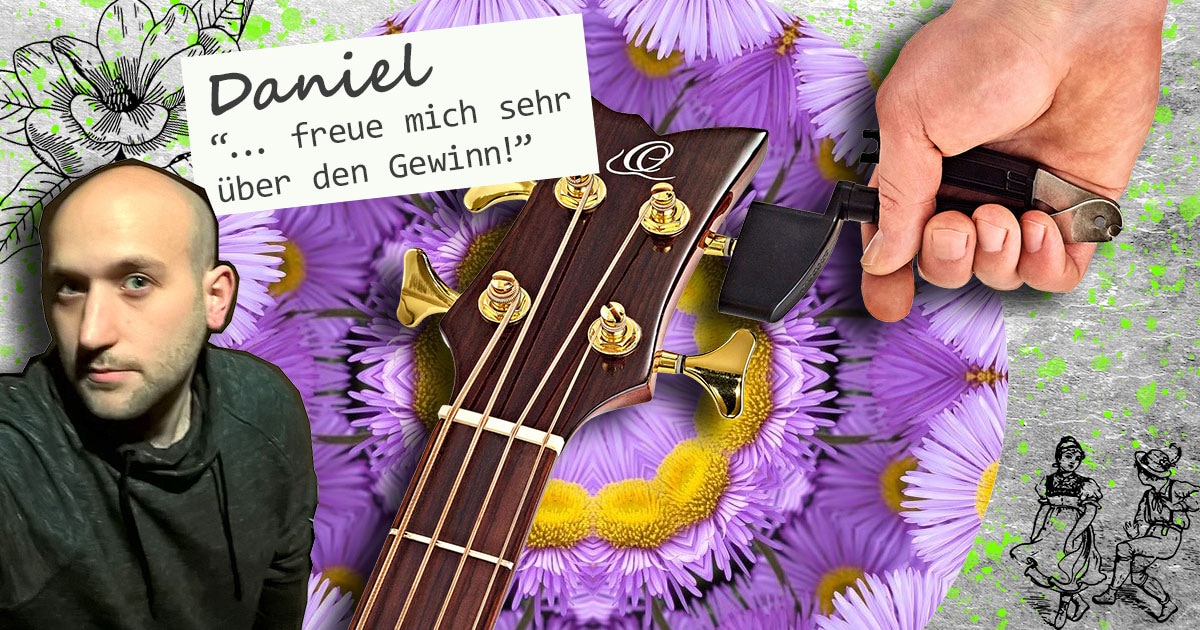 Weihnachtsgewinnspiel-Gewinner Daniel