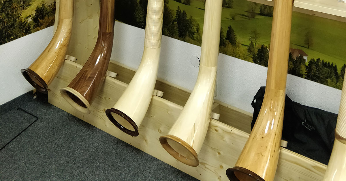 Alphorn Schallbecher