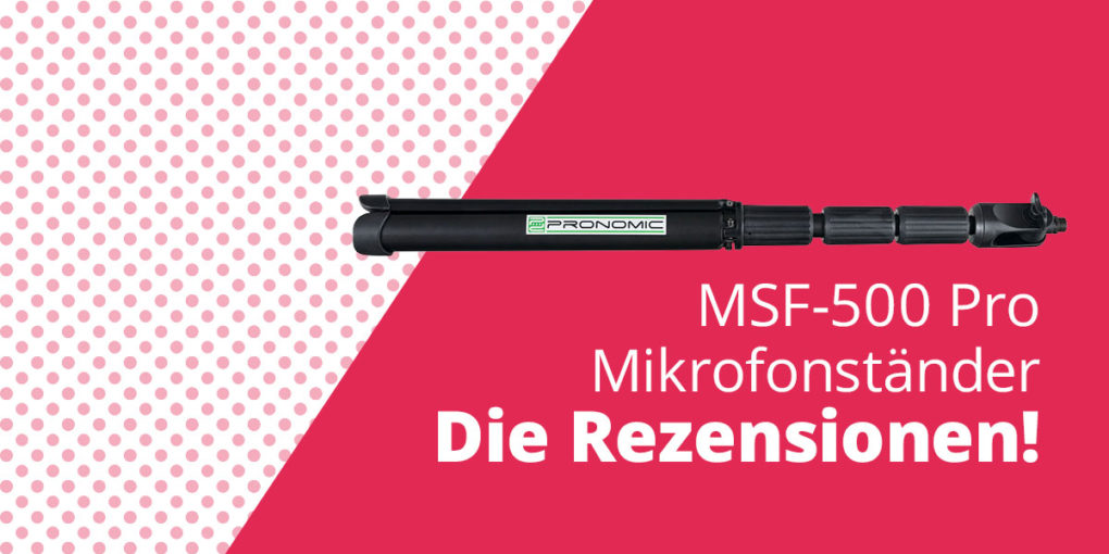 Hier kommt der neue Pronomic MSF-500 Pro! – Für Dich getestet!