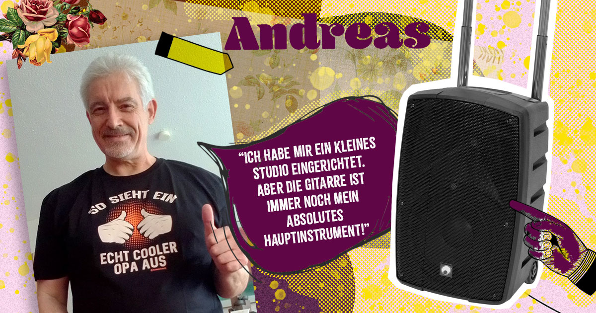 Andreas aus Niedersachsen hat das Omnitronic WAMS-10BT2 MK2 Drahtlos-PA-System gewonnen.