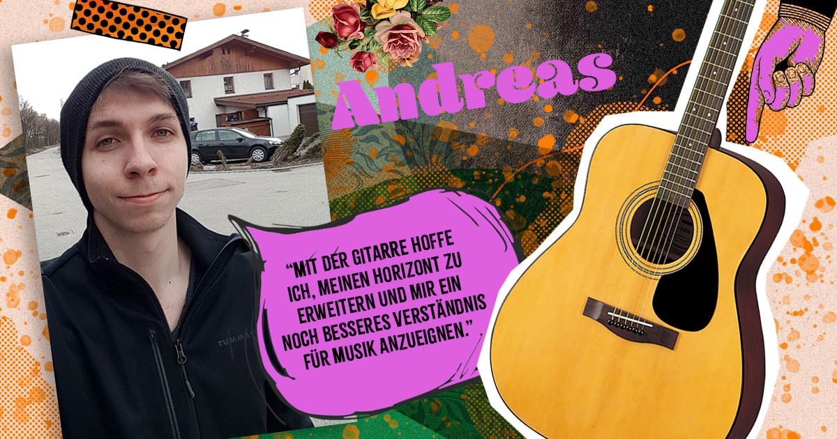 Andreas aus Tirol hat die Yamaha F310 NT Westerngitarre Natural gewonnen.