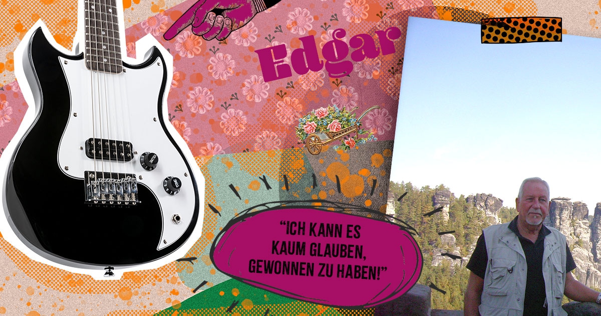Edgar aus Berlin hat die Vox SDC-1 Mini E-Gitarre Schwarz gewonnen.