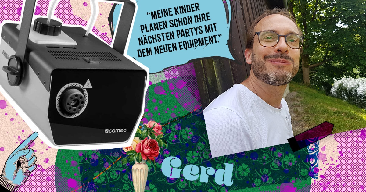 Gerd aus Nordrhein-Westfalen hat die Cameo Phantom F3 Nebelmaschine gewonnen.