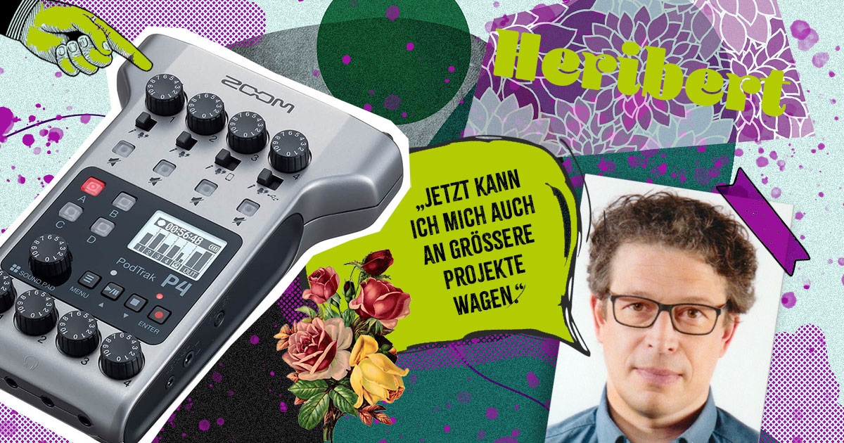 Heribert aus Bayern hat den Zoom PodTrak P4 gewonnen.