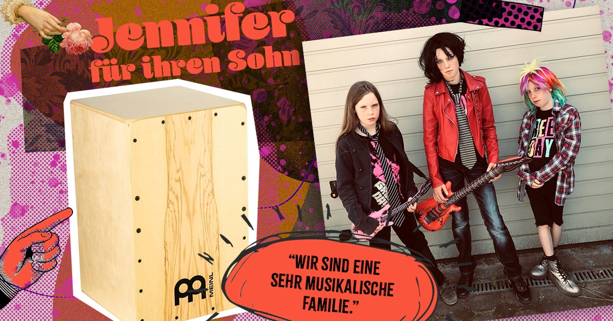 Jennifer aus Nordrhein-Westfalen hat die Meinl Snarecraft Cajon SC100HA Heart Ash gewonnen.