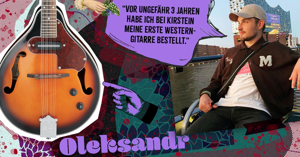Oleksandr aus Hessen hat die Ibanez M510E-BS A-Style Mandoline Brown Sunburst gewonnen.