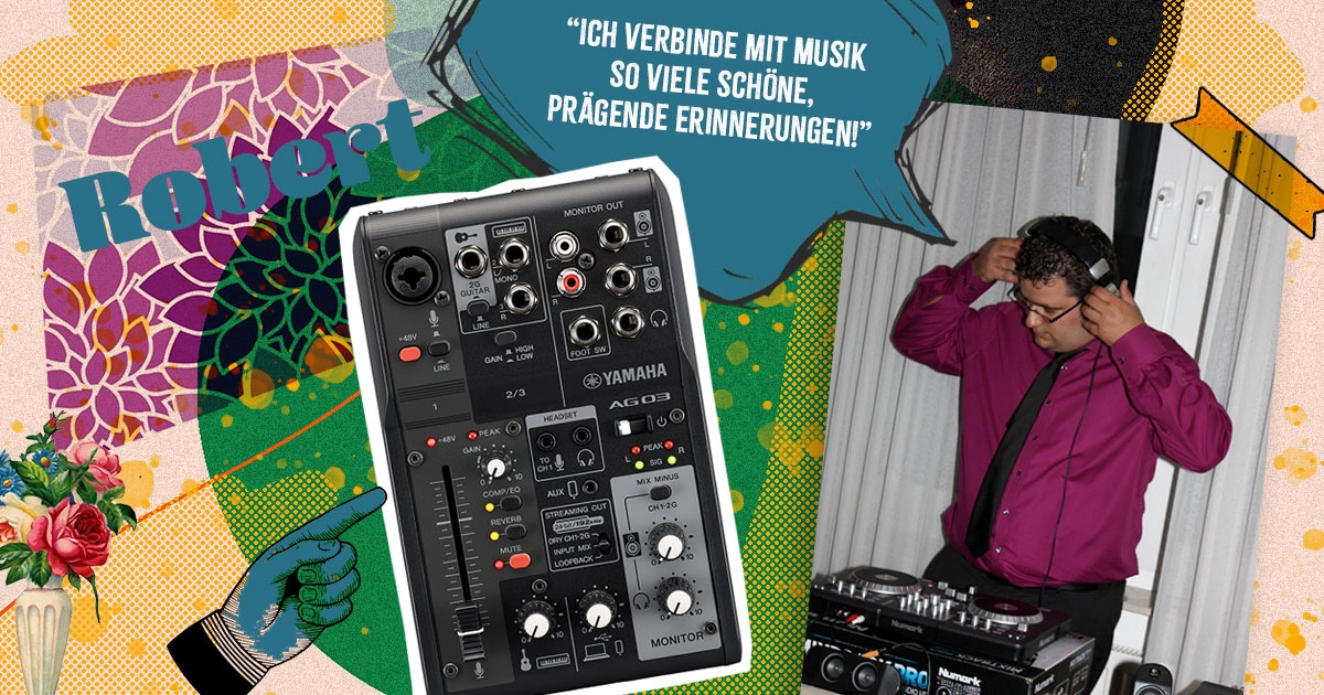 Robert aus Thüringen hat das Yamaha AG03 MK2 USB-Audiointerface Schwarz gewonnen.
