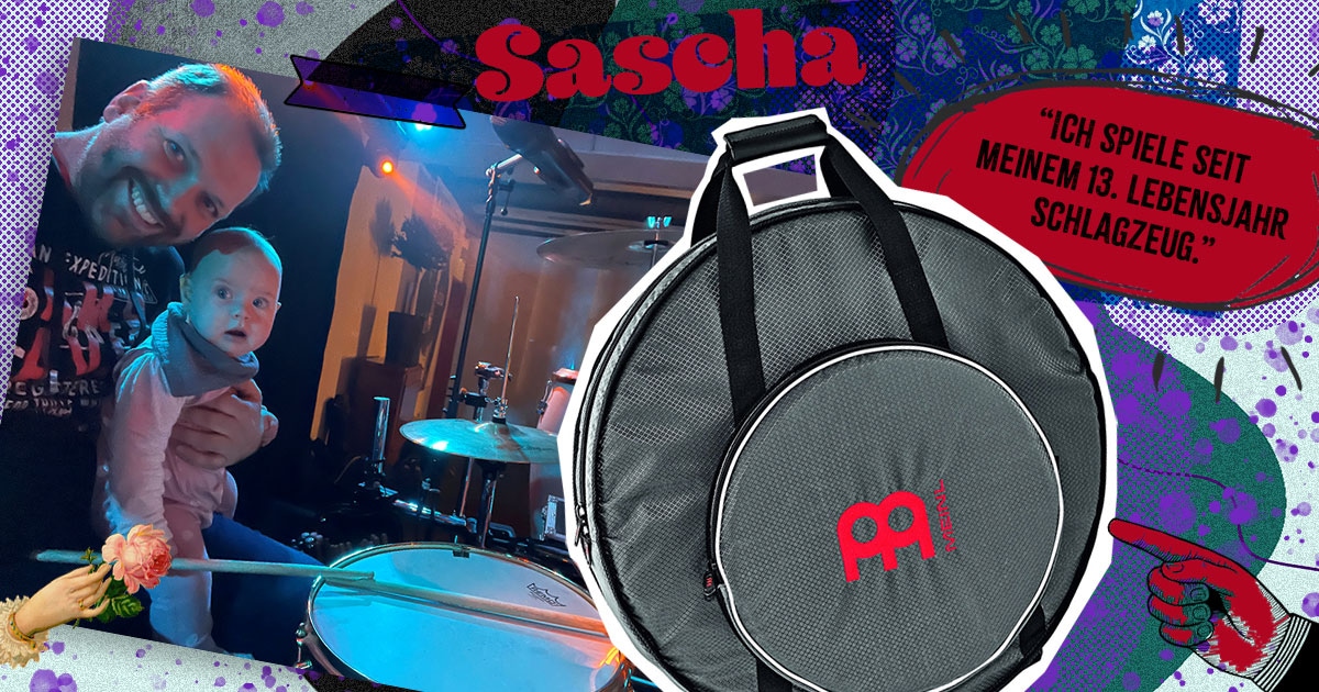 Sascha aus Nordrhein-Westfalen hat das Meinl MCB22RS 22'' Cymbal Bag Carbon Grey Ripstop gewonnen.