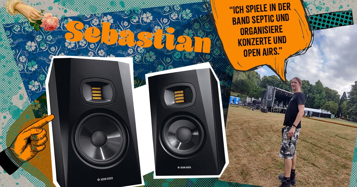 Sebastian aus Nordrhein-Westfalen hat das Adam Audio T5V Stereo Set gewonnen.