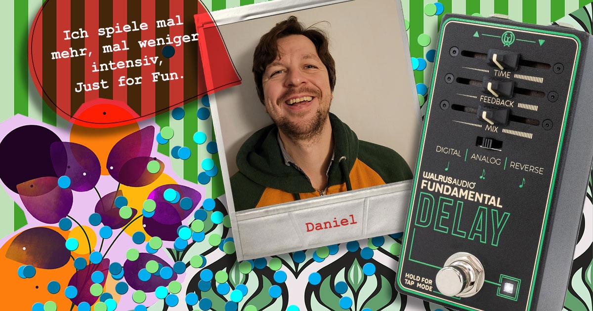 Daniel aus Schleswig-Holstein hat ein Walrus Audio Fundamental Delay gewonnen.