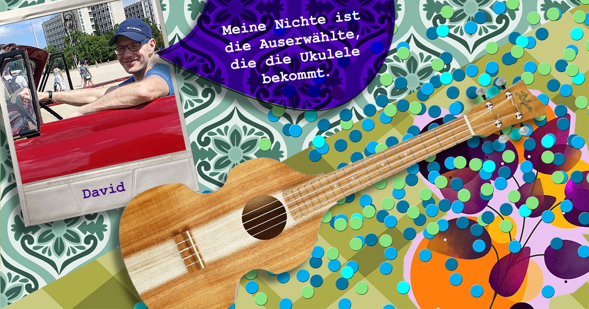 David aus Brandenburg hat eine Höfner H-UKU-BB Tenor Ukulele gewonnen.