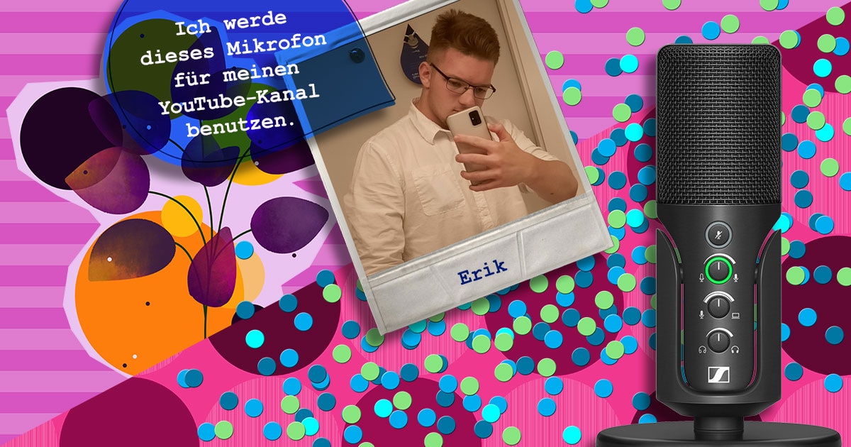 Erik aus Sachsen-Anhalt hat ein Sennheiser Profile gewonnen.