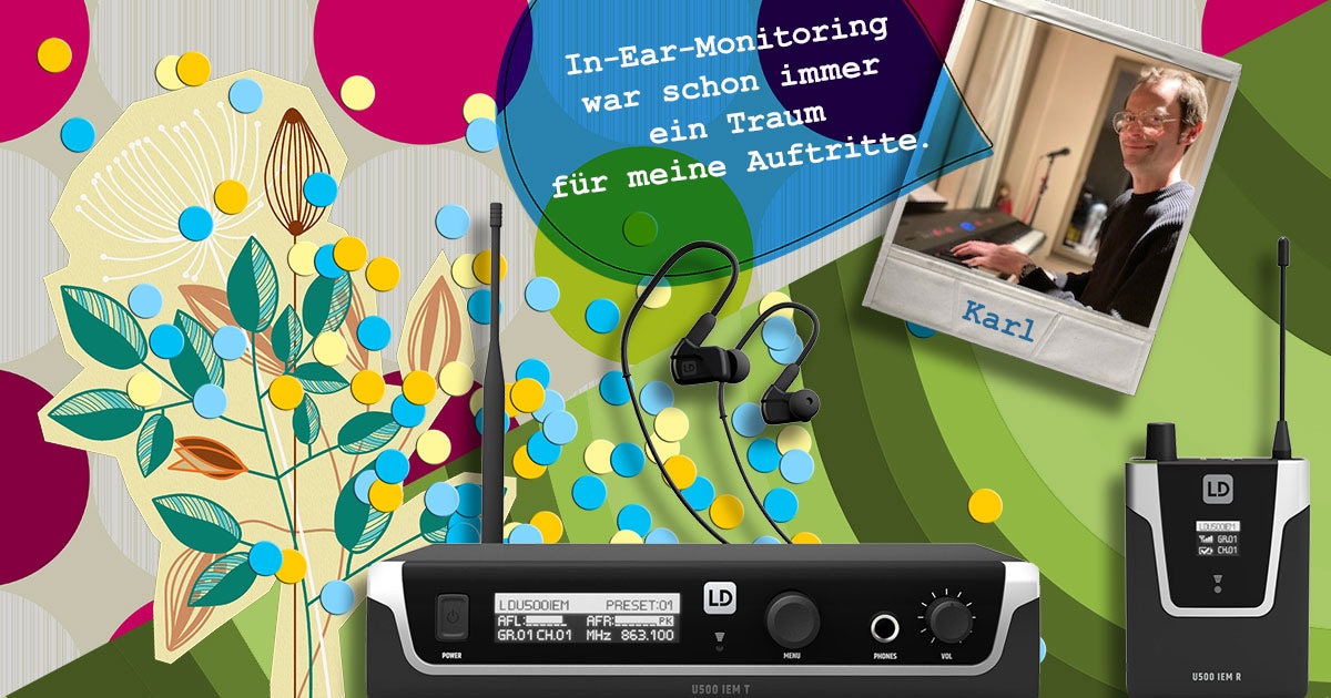 Karl aus Sachsen hat ein LD Systems U508 IEM HP gewonnen.