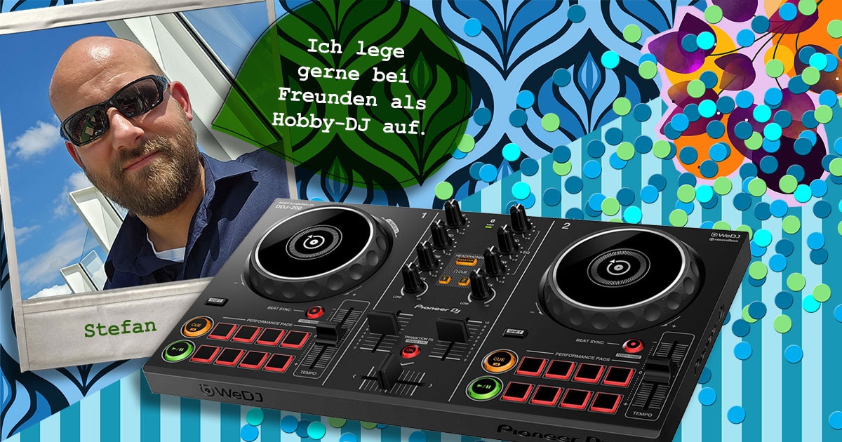 Stefan aus Schleswig-Holstein hat einen Pioneer DJ DDJ-200 gewonnen.