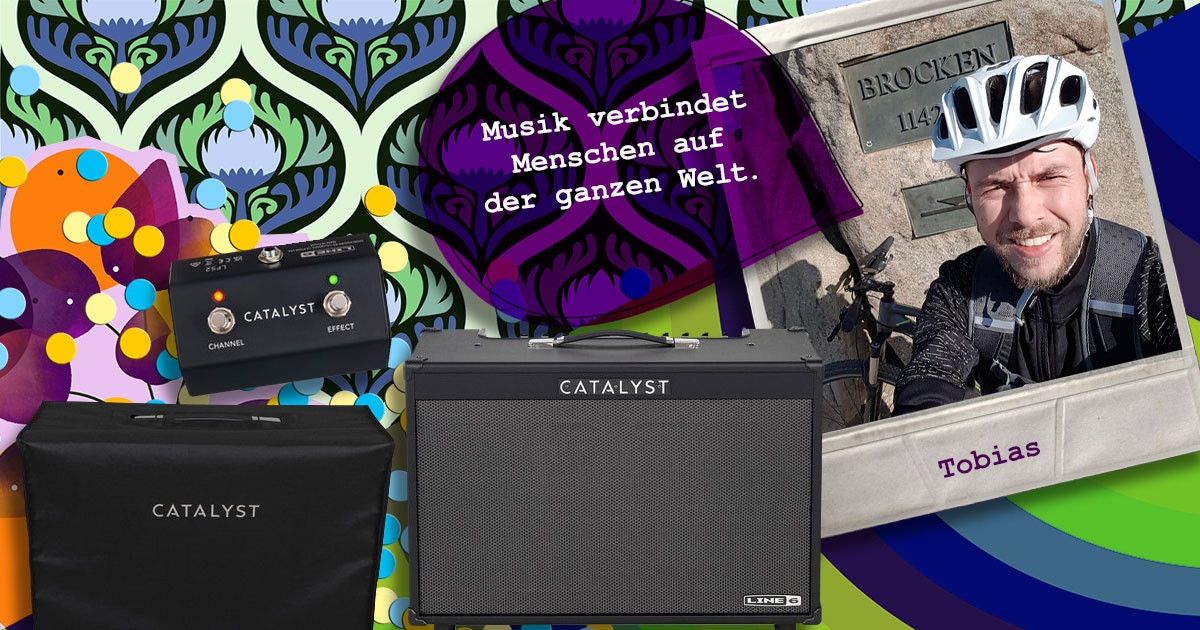 Tobias aus dem Harz hat ein Line6 Catalyst 200 Combo Verstärker Komplett-Set gewonnen.