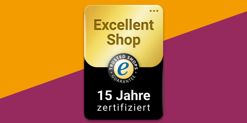 Ausgezeichnet mit dem Excellent Shop Award: wir sagen Danke! 🖤