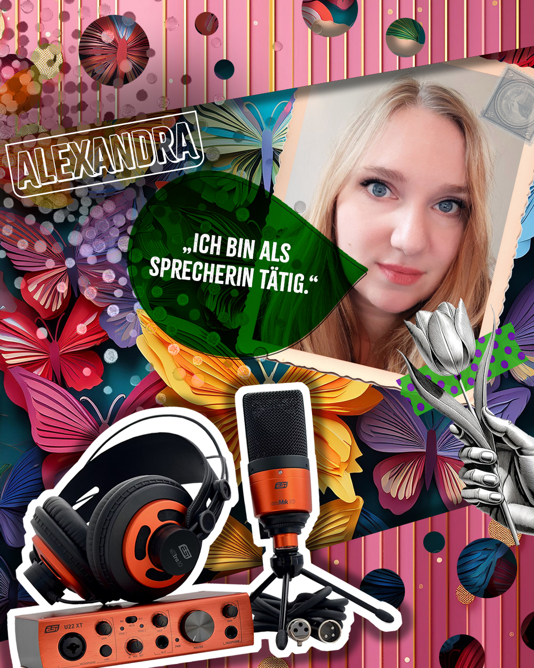 Gewinnercollage: Gewinnerin Alexandra aus Niederbayern