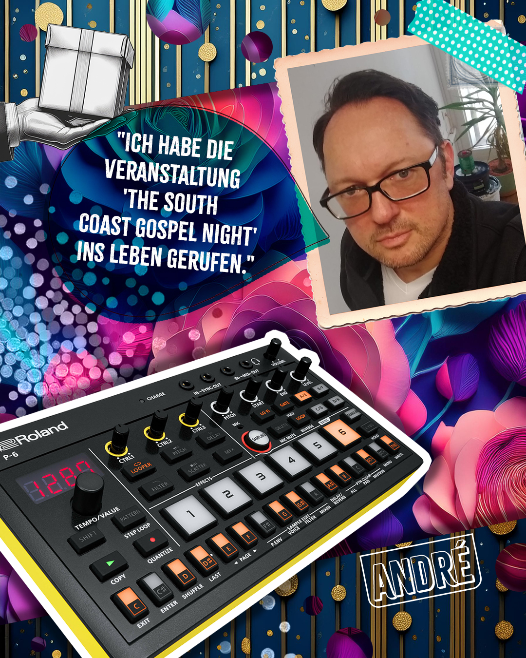 Gewinnercollage: Gewinner André aus Hamburg