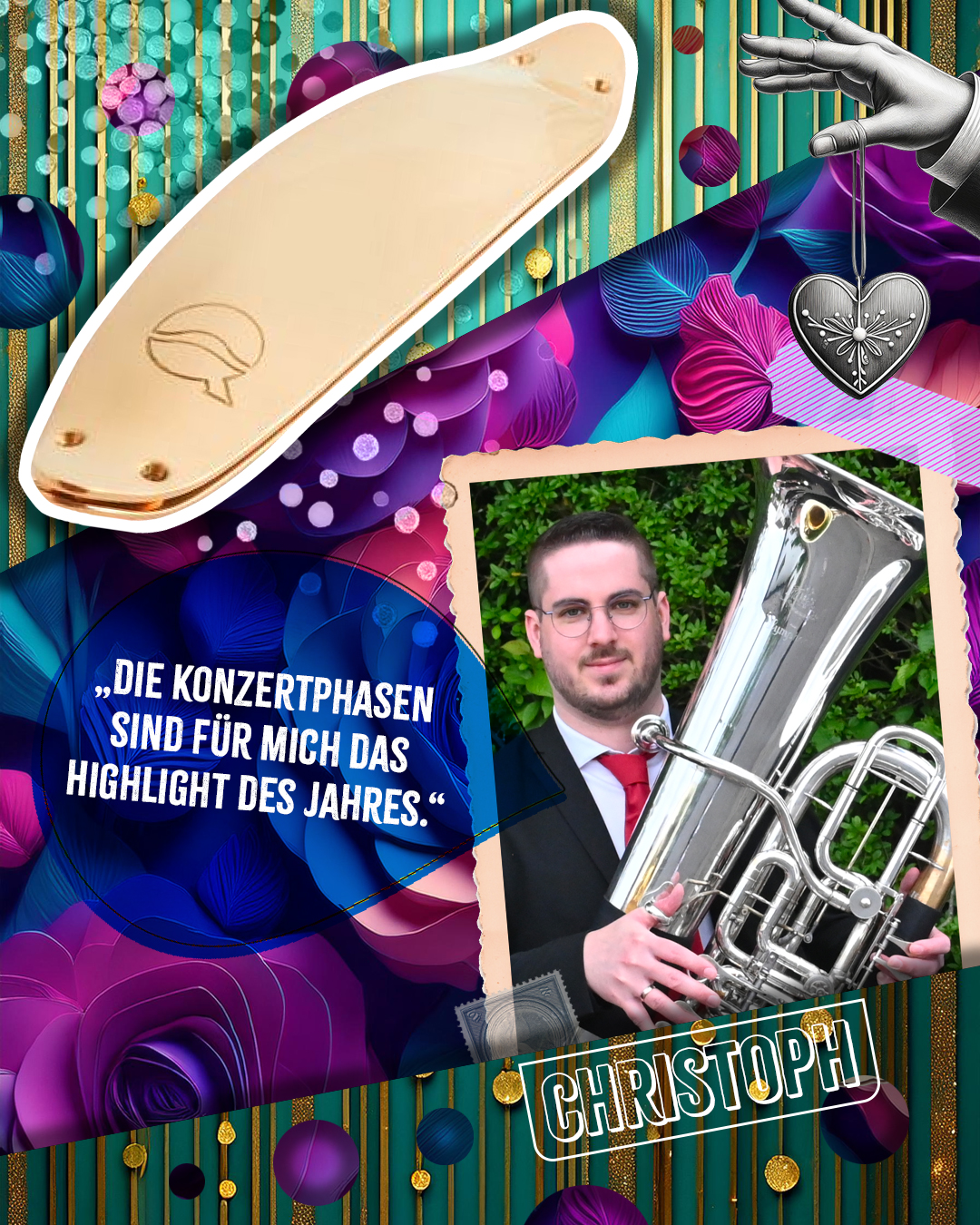 Gewinnercollage: Gewinner Christoph aus Nordrhein-Westfalen