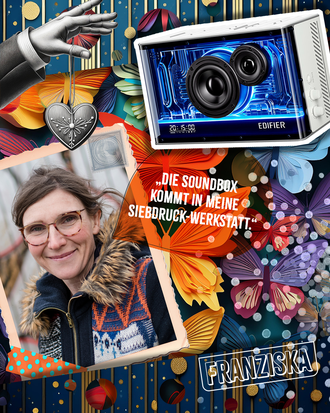 Gewinnercollage: Gewinnerin Franziska aus Berlin