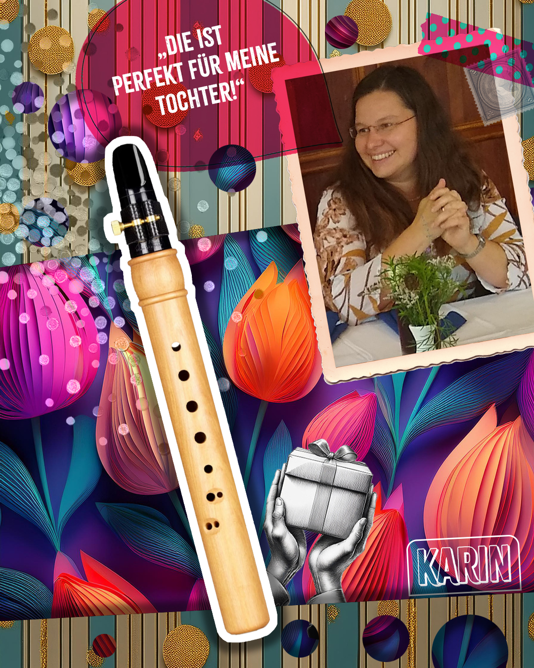 Gewinnercollage: Gewinnerin Karin aus der Oberpfalz