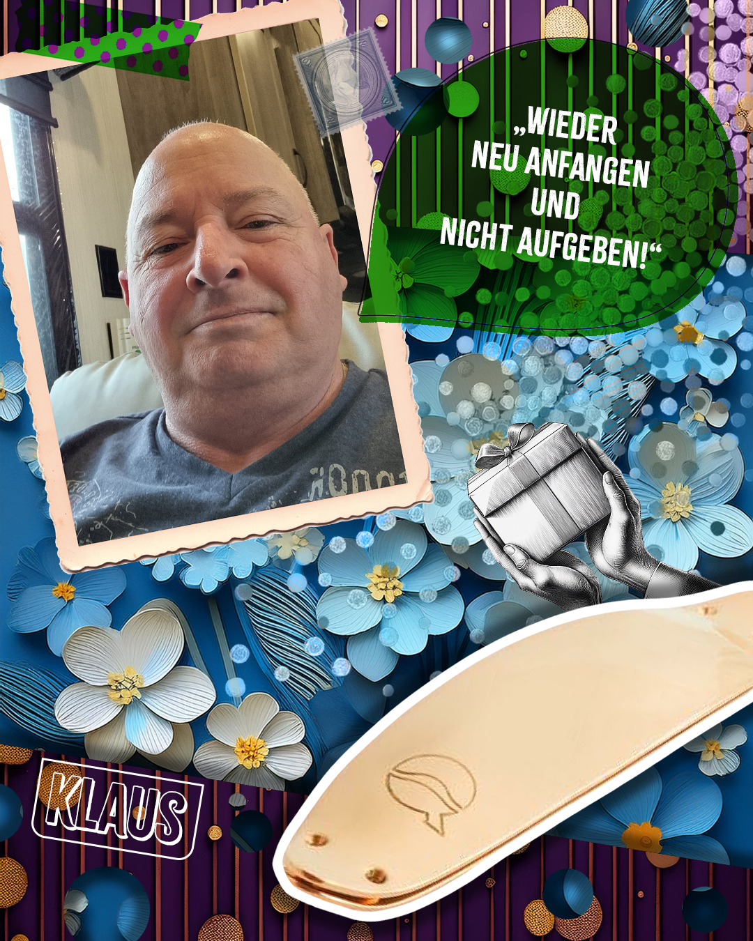 Gewinnercollage: Gewinner Klaus aus Hessen