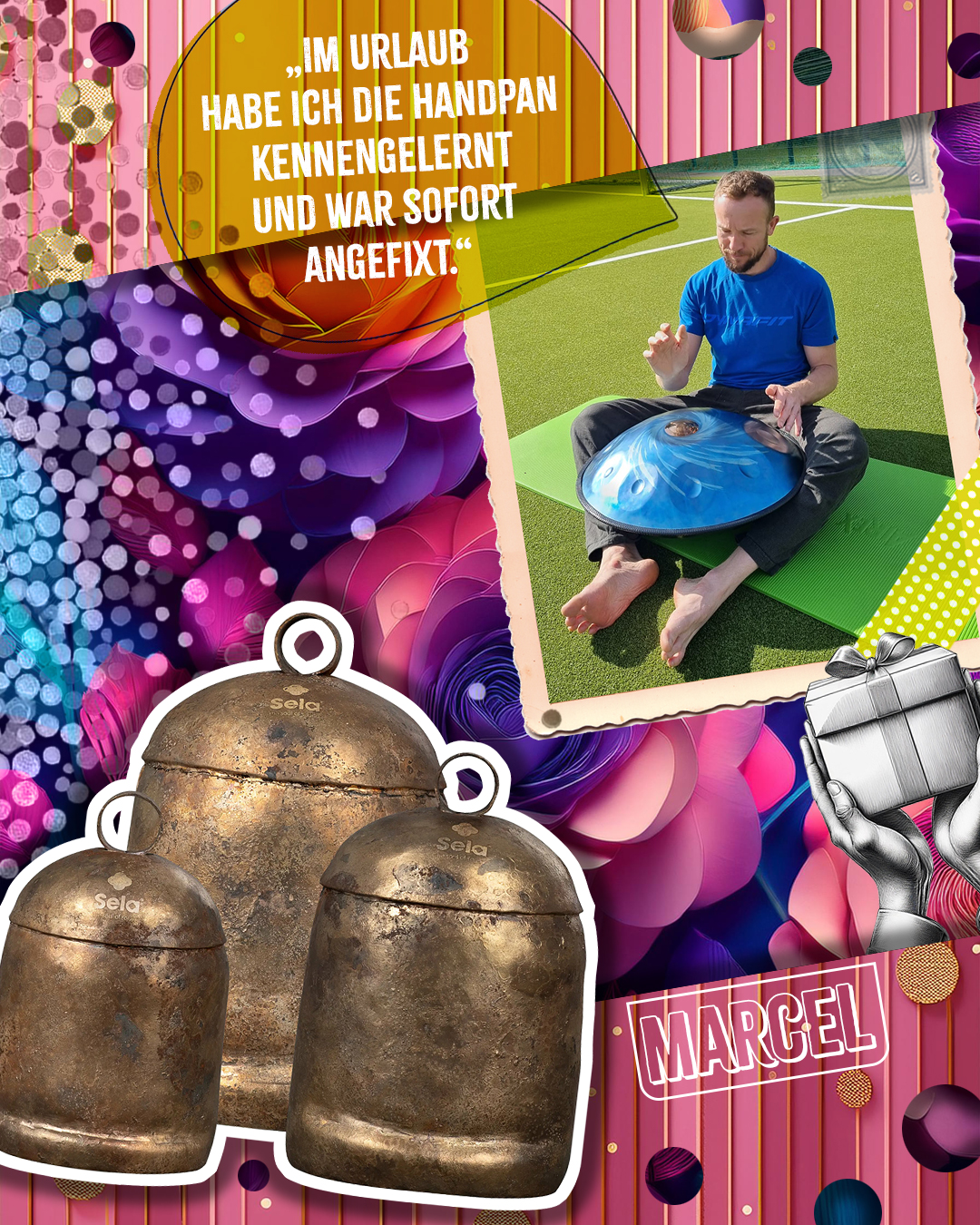 Gewinnercollage: Gewinner Marcel aus Sachsen