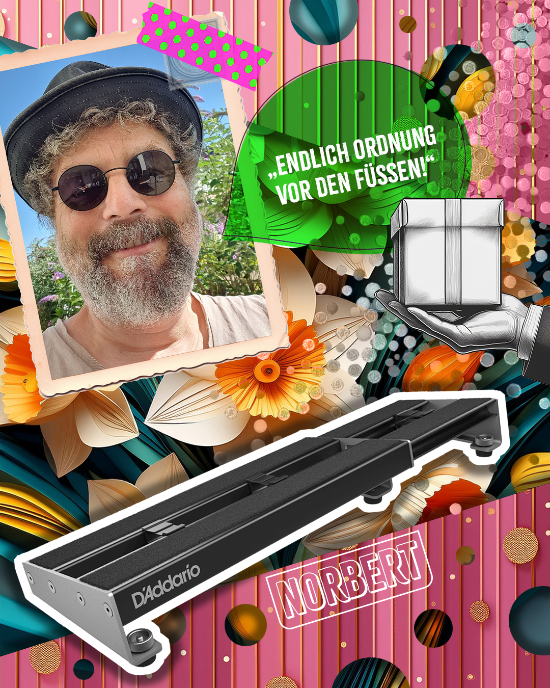 Gewinnercollage: Gewinner Norbert aus Rheinland-Pfalz