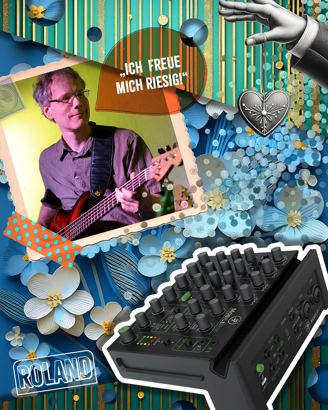Gewinnercollage: Gewinner Roland aus Oberbayern