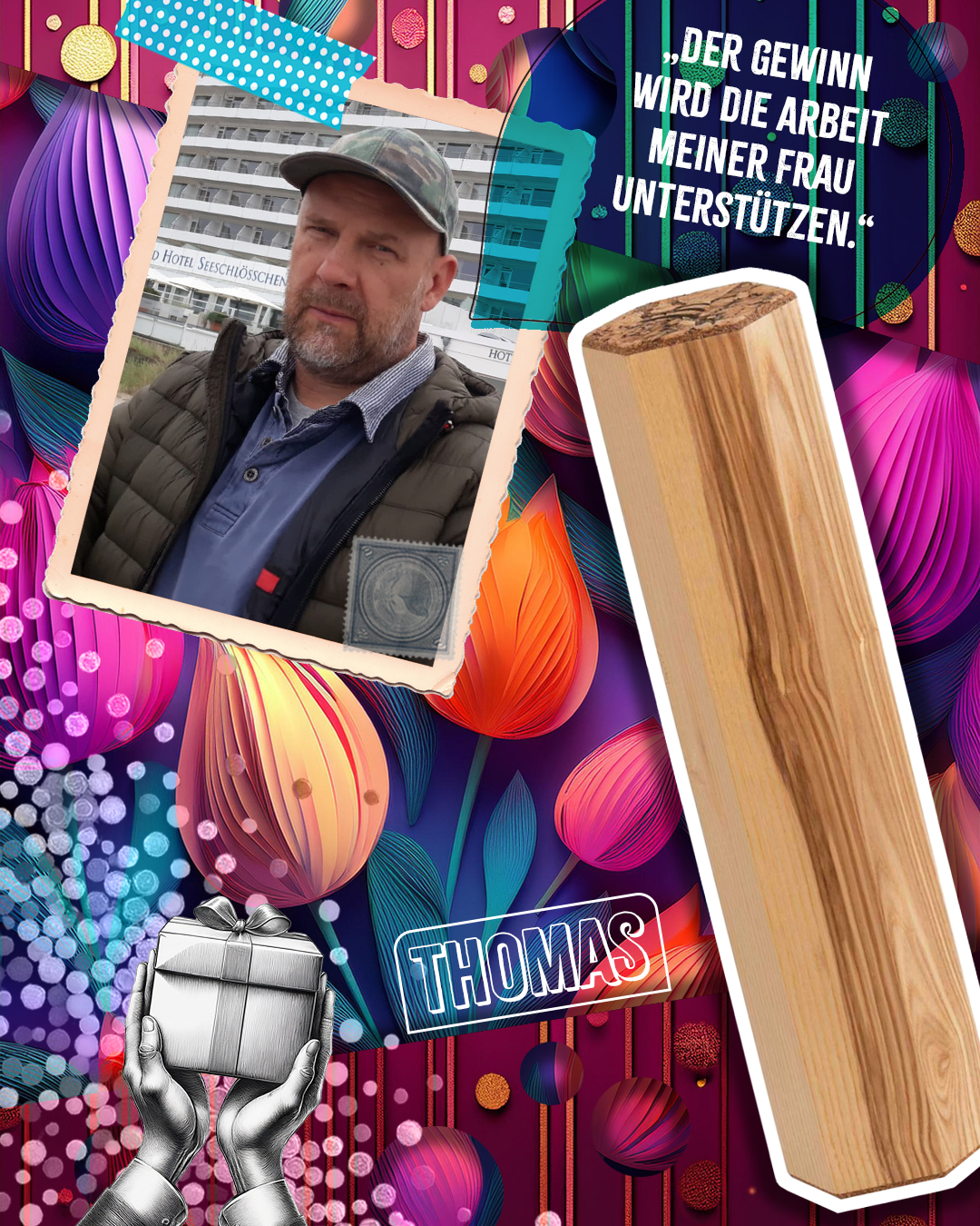 Gewinnercollage: Gewinner Thomas aus Brandenburg