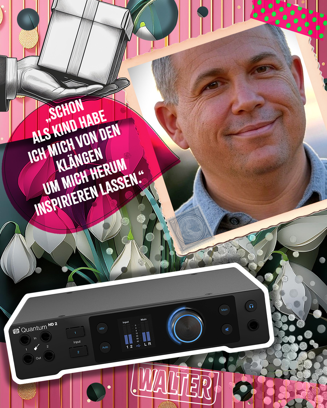 Gewinnercollage: Gewinner Walter aus Mittelfranken