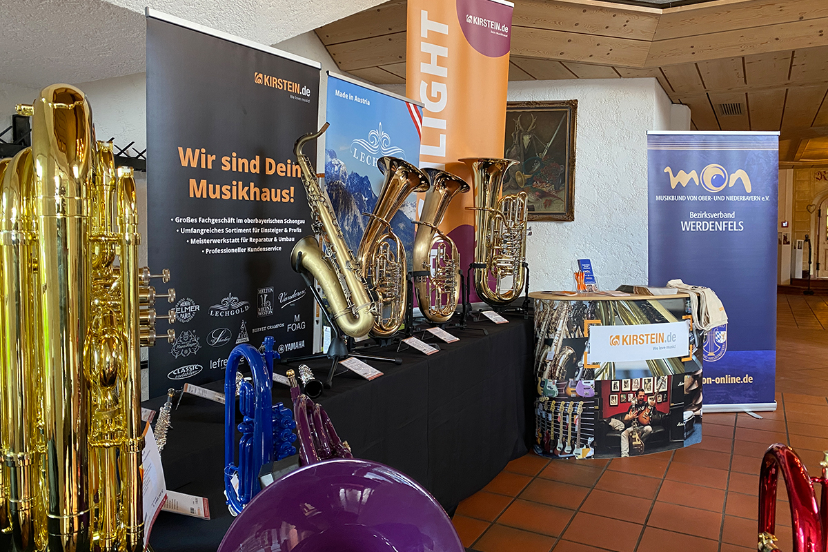Instrumentenausstellung von Musikhaus Kirstein in Krün