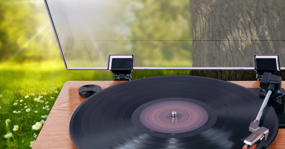 Vinylgenuss beim Picknick wäre eine feine Sache.