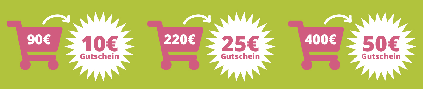 Gutscheine auf bereits reduzierte B-Waren und Retouren bei Musikhaus Kirstein
