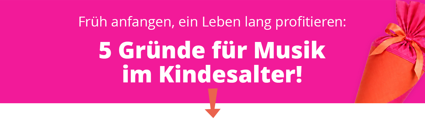 5 Gründe für ein Musikinstrument ab dem Kindesalter