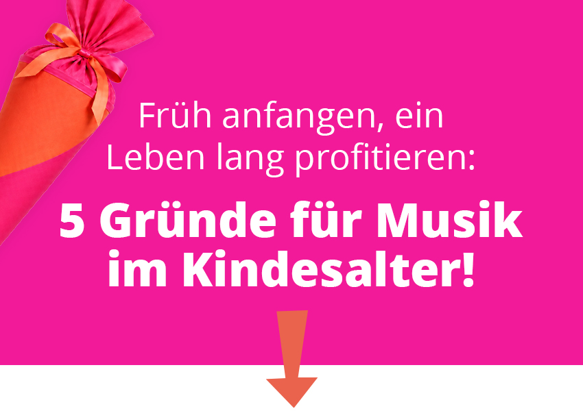 5 Gründe für ein Musikinstrument ab dem Kindesalter