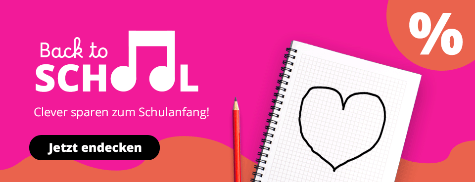 Back2School Schulanfang bei Musikhaus Kirstein