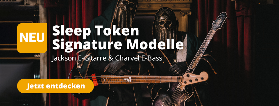 Jackson und Charvel Sleeptoken Signature Modelle jetzt neu bei Musikhaus Kirstein